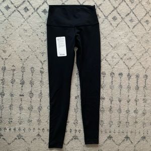 Lululemon Wunder Under Pant Roll Down size 8